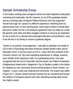 essay scholarships